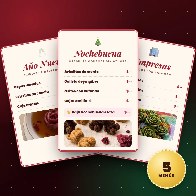 Menús navideños listos